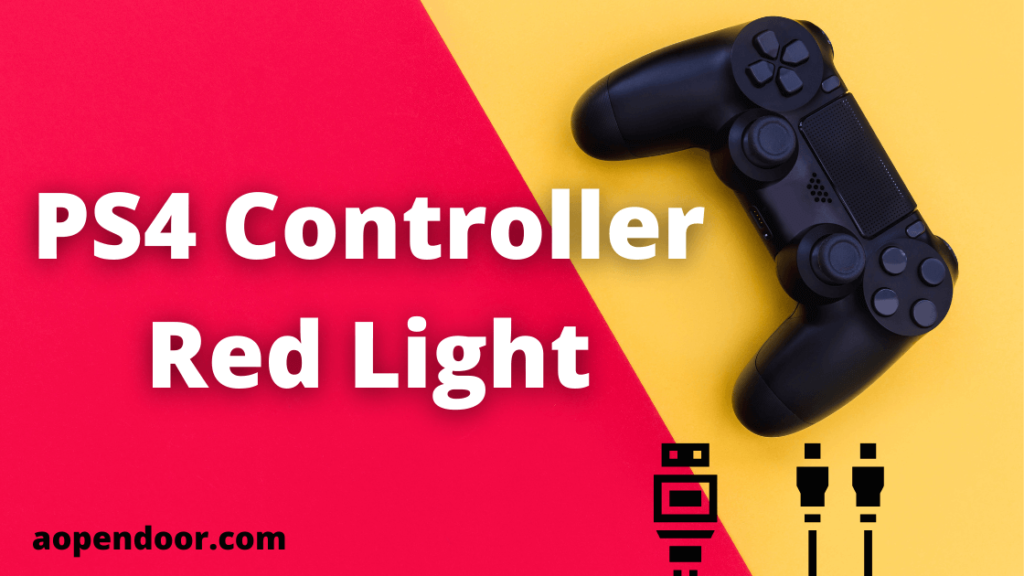 PS4 Controller Red Light
